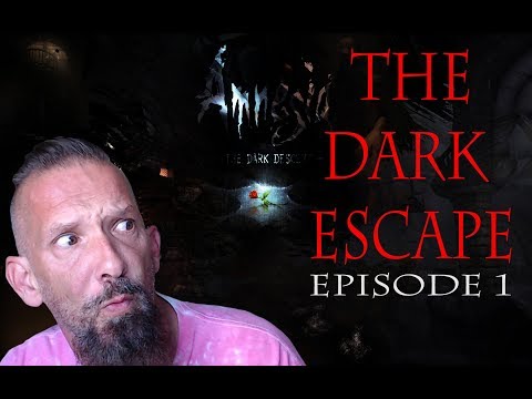 YUP, IM SCARED! AMNESIA CUSTOM STORYtime - THE DARK ESCAPE ep1
