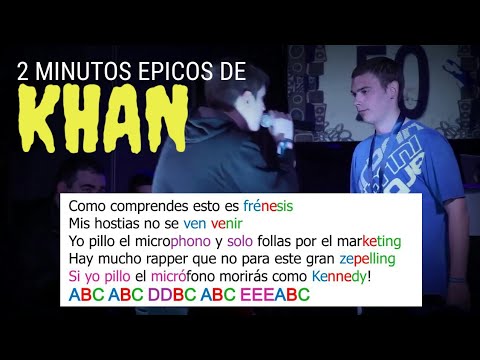 Dos minutos EPICOS de Khan Subtitulado con Letra y Rimas - Struktur !