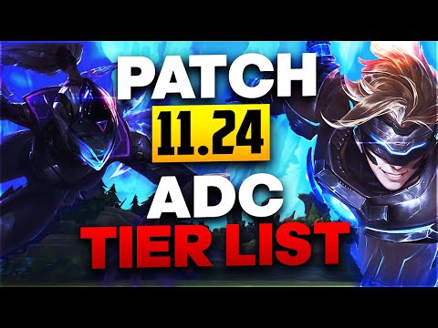 ADC TIER LIST PATCH 11.24 - Vayne became even more busted?! | The Best ADCs & Runes To Climb With