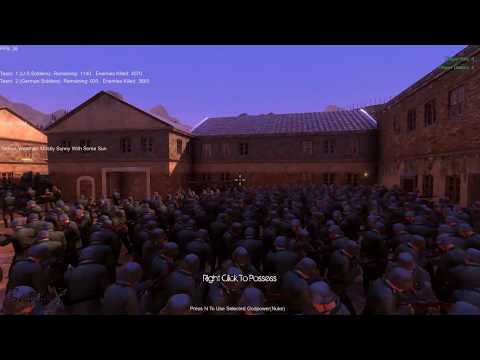 5.000 US Soldiers Vs 5.000 German Soldiers Ultimate Epic Battle Simulator