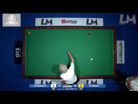 Genovese Salvatore VS Mocini Luca | Campionato Italiano Biliardo 2016/2017(Torino)