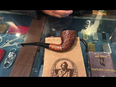 Fincato - La Casa Del Habano in Rome, Italy.  My first Ser Jacopo tobacco pipe.