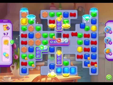 HomeScapes Level 5803 no boosters (17 moves)