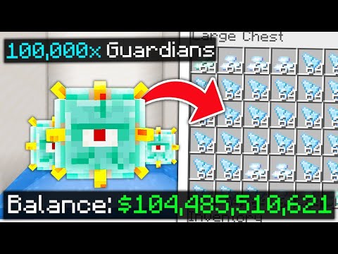 RICH AUTO GUARDIAN FARM DESIGN MAKES MILLIONS PER DAY! *SO OP* | Minecraft Skyblock (MCHub Sun)