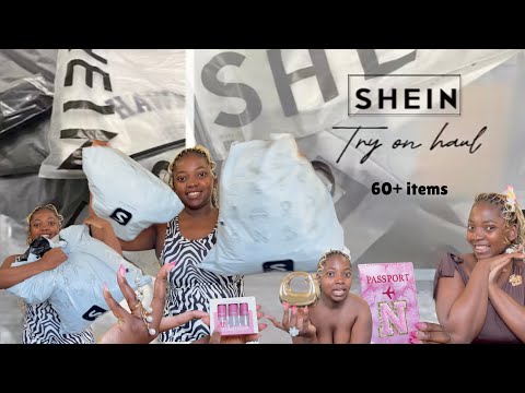 HUGE SHEIN TRY-ON HAUL￼🌸/60 + itesms/Shipping&logistics,Jewelry,Bags,Dresses,Travel items #shein 