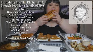 Darla's Southern Cajun Bistro - Everything But The Kitchen Sink - Mukbang
