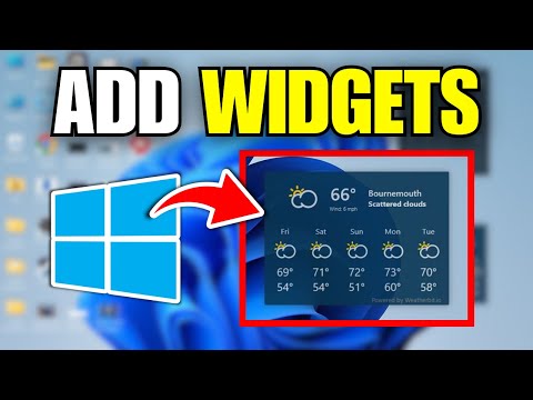 How To Add Widgets To Windows 11 Home Screen (Desktop)