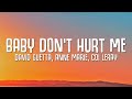 1 Hour David Guetta Anne Marie Coi Leray Baby Don T Hurt Me Lyrics New Song 2023