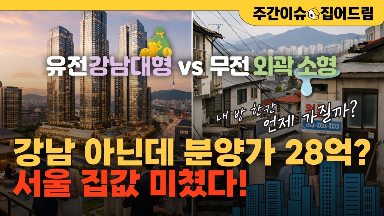 강남 아닌데 분양가 28억? 서울 집 값 미쳤다! [주간이슈, 집어드림]