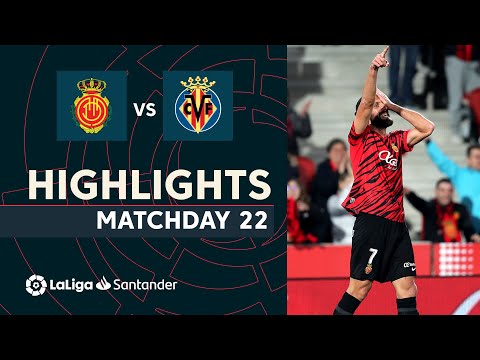 Highlights RCD Mallorca vs Villarreal CF (4-2)