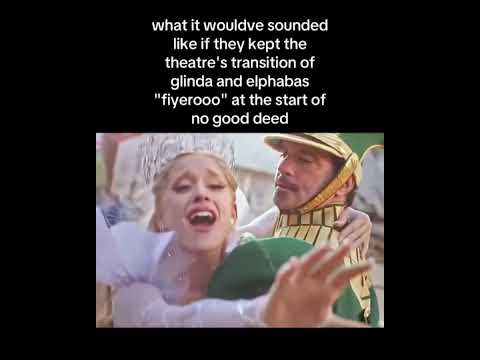 Glinda, and Fiyero, sound scream like FIYAAAAAA!! no good dead for good! 😭💚 #wickedforgood #viral