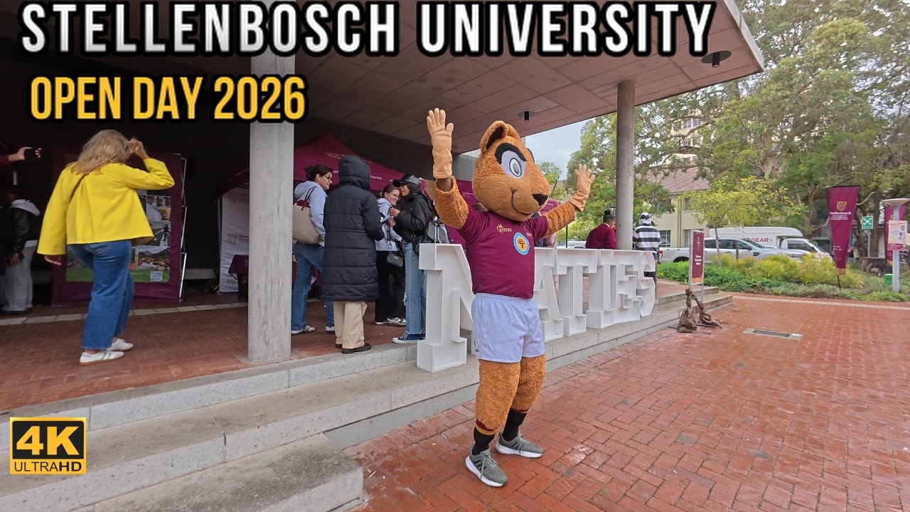 🎓 Is this the Most Beautiful Campus? Stellenbosch University Open Day 2026 | BL Images