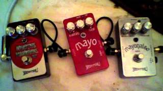 Video thumbnail for Skreddy Mayonaise MKII vs Skreddy Mayo vs Skreddy Cognitive Dissonance MKII by Vintage Stompboxes