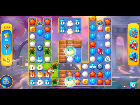 Fishdom level 9275 with a puzzle (с головоломкой)