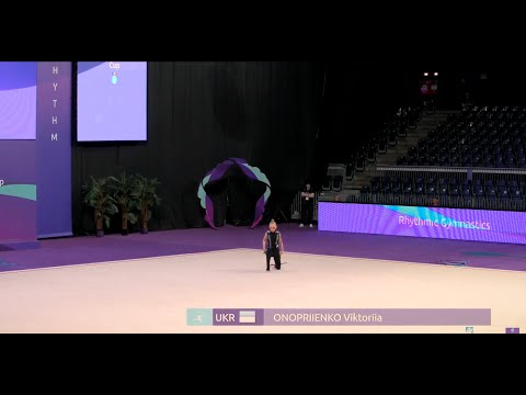 Viktoriia Onopriienko Clubs Qual 32,850 - World Challenge Cup Cluj-Napoca 2023