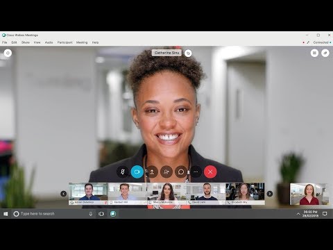 Webex video/presentation/materials