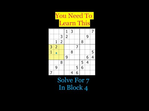 Hidden Triples Come Out To Play  Sudoku Shorts No  17  #sudoku #puzzle #shorts