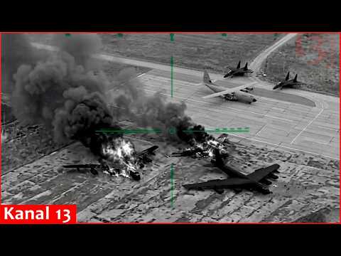 Ukraine struck Tu-142 bombers in Taganrog military airfield, aircraft caught fire