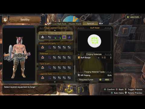 Monster Hunter Rise: Sunbreak Sidequests - Layered Armor - Buff Body