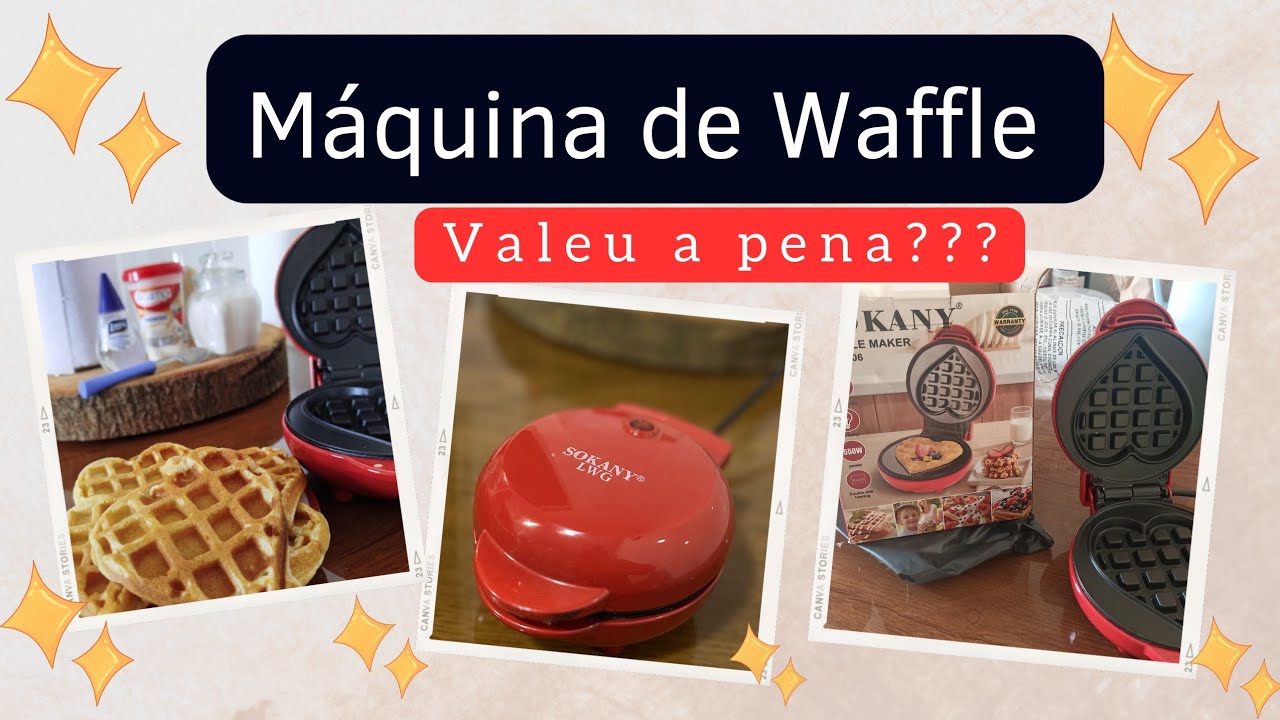 MAQUINA DE WAFFLE NA SHOPEE! Valeu a pena? Receita deu ruim? 👎👍 Confiram...