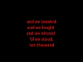 Motörhead - 1916.wmv (with lyrics) 