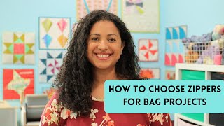 3 Tips for Choosing Zippers in Bag Making Projects!