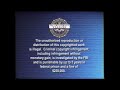 Navy Blue FBI Anti Piracy Warning Screen VHS Version