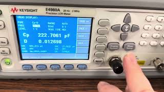Capacitance measurement ASTM D150 State College, PA USA Low Cost and Short Lead time