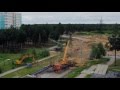 4K Город колец Когалым. Строительство автомобильного кольца - Kogalym ring ...