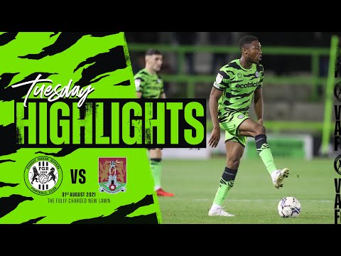 Forest Green Rovers 1-1 (2-4)g.p. Northampton Town EFL Trophy 2021/22