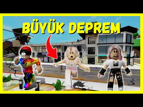 BROOKHAVEN'DA BÜYÜK DEPREM OLDU😨ROBLOX Brookhaven🏡RP 🐝AYŞEM ECE ARI