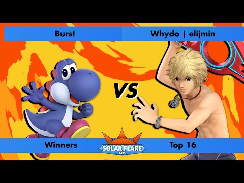 Solar Flare 2023 - Burst (Yoshi) vs Elijmin (Shulk) - Winners Top 16 - Ultimate Singles