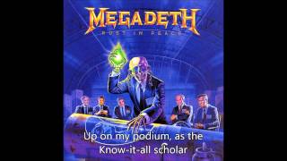 Megadeth - Holy Wars... The Punishment Due [With Lyrics] [HD] [Remastered]