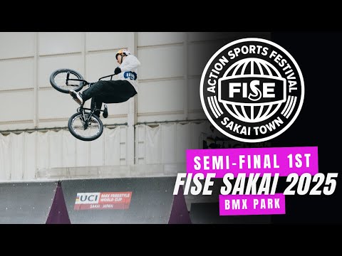 Rimu Nakamura - 1st Place - UCI BMX Freestyle Park World Cup Men's Semi Final -  FISE Sakai 2025