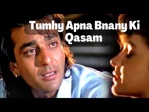 Tumhein Apna Banane Ki Kasam Sadak - Lyrical Video | Sanjay Dutt, Pooja Bhatt || 90's ke Songs