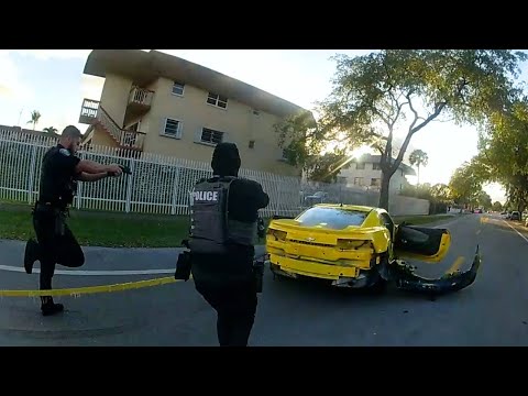 Cops Stop High Speed Chase With Hi-Tech Grappler (Full Bodycam)