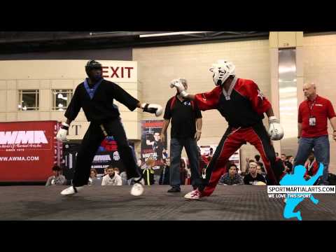 Wille Brown vs Kodaq Wray - Men's Sparring - Amerikick Internationals 2015