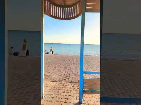 Huts and parks near beach of Redsea Yanbu.🥰😍🤩