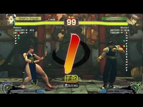 Relena (Chun Li) vs Gaz Desu (Guy) - AE 2012 Endless Matches *720p HD*