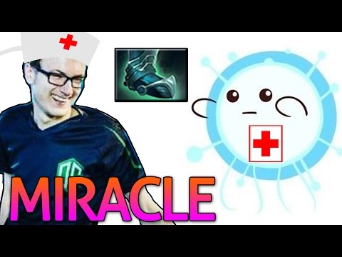 Miracle- Nurse IO +500HP Hard Support  Dota2 Gameplay