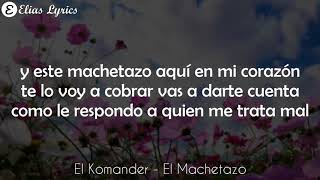 Letra El Machetazo   oscar gonzalez Estreno 2017