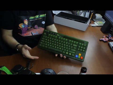 Bàn phím cơ 8BitDo Retro 87 Edition – Kailh Jellyfish X, LED RGB, Kết nối 3 chế độ, Thiết kế Xbox chính hãng