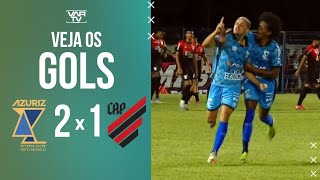 AZURIZ 2 x 1 ATHLETICO / CAMPEONATO PARANAENSE 2026 / VEJA OS GOLS