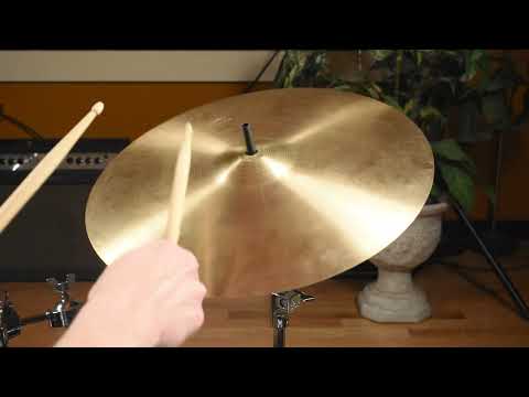17" Paiste Formula 602 Pre-Serial 1960s Crash Ride Cymbal 1526g *Video Demo* image 12