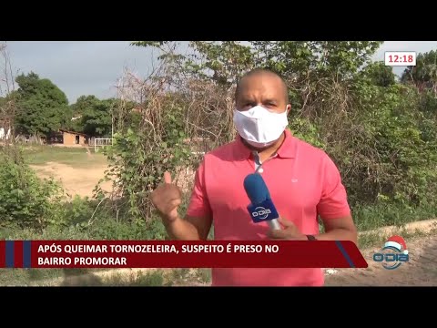 Após queimar tornozeleira, suspeito é preso no bairro Promorar 08 12 2020