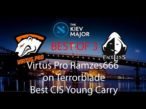 Kiev Major 2017 : Virtus Pro vs Faceless Ramzes666 Terrorblade 11 Kills Highlights