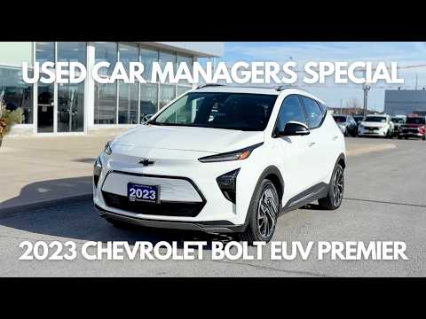 2023 Chevrolet Bolt EUV FWD 4dr Premier in White for sale at Bean Chevrolet Buick GMC Ltd. in Carleton Place, ON