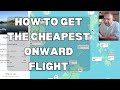 How To Save Money On Your Onward - Throwaway Ticket
