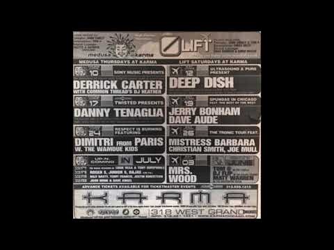 Joel Mull - Live @ Karma presents Lift - The Tronic Tour at Medusa's, Chicago, USA 26.06.1999.