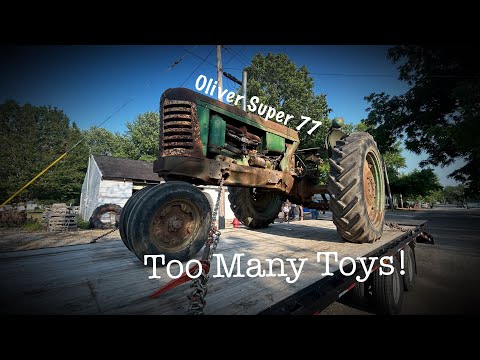 Impulse Buy of the Century! Rough Antique Oliver Super 77 Tractor